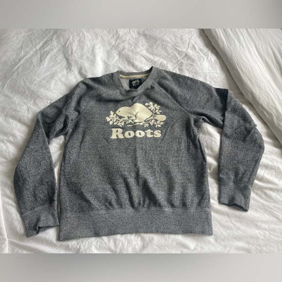 EUC Roots Crew Neck Sweatshirt - Salt and Pepper - Picture 3 of 3